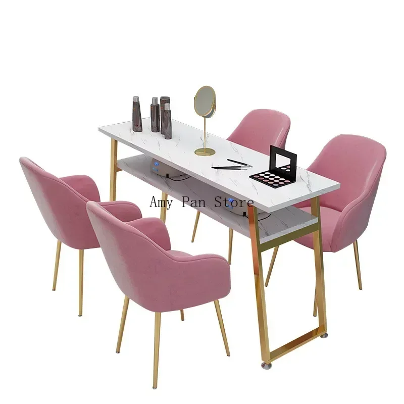 Slim Exquisite Nail Table Nail Salon Professionals Manicure Table Cabinet Designer Mesa De Manicure Salon Items MQ50NT