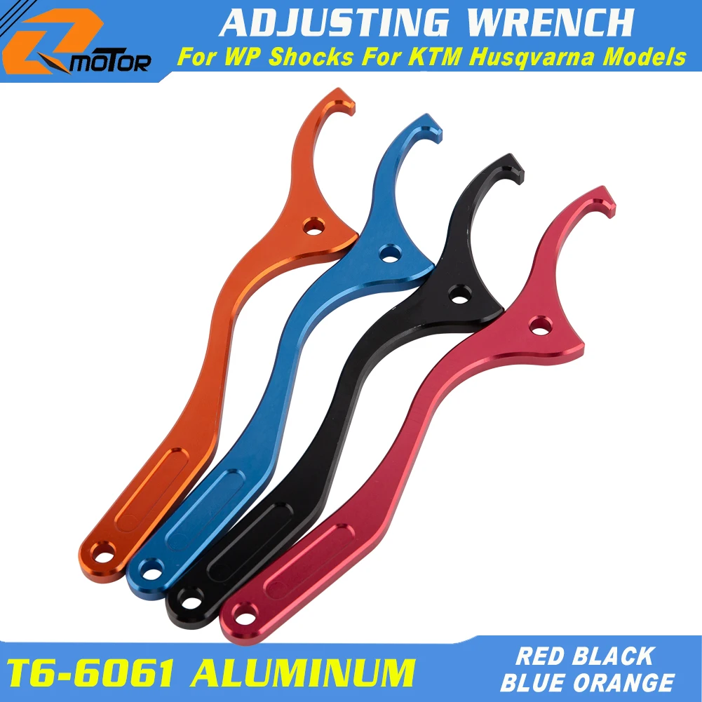 CNC Rear Damping Shock Absorber Spanner Wrench Tool For KTM SX SXF XC XCF EXC Husqvarna TE FE TC FC TX FX 125-501 Models