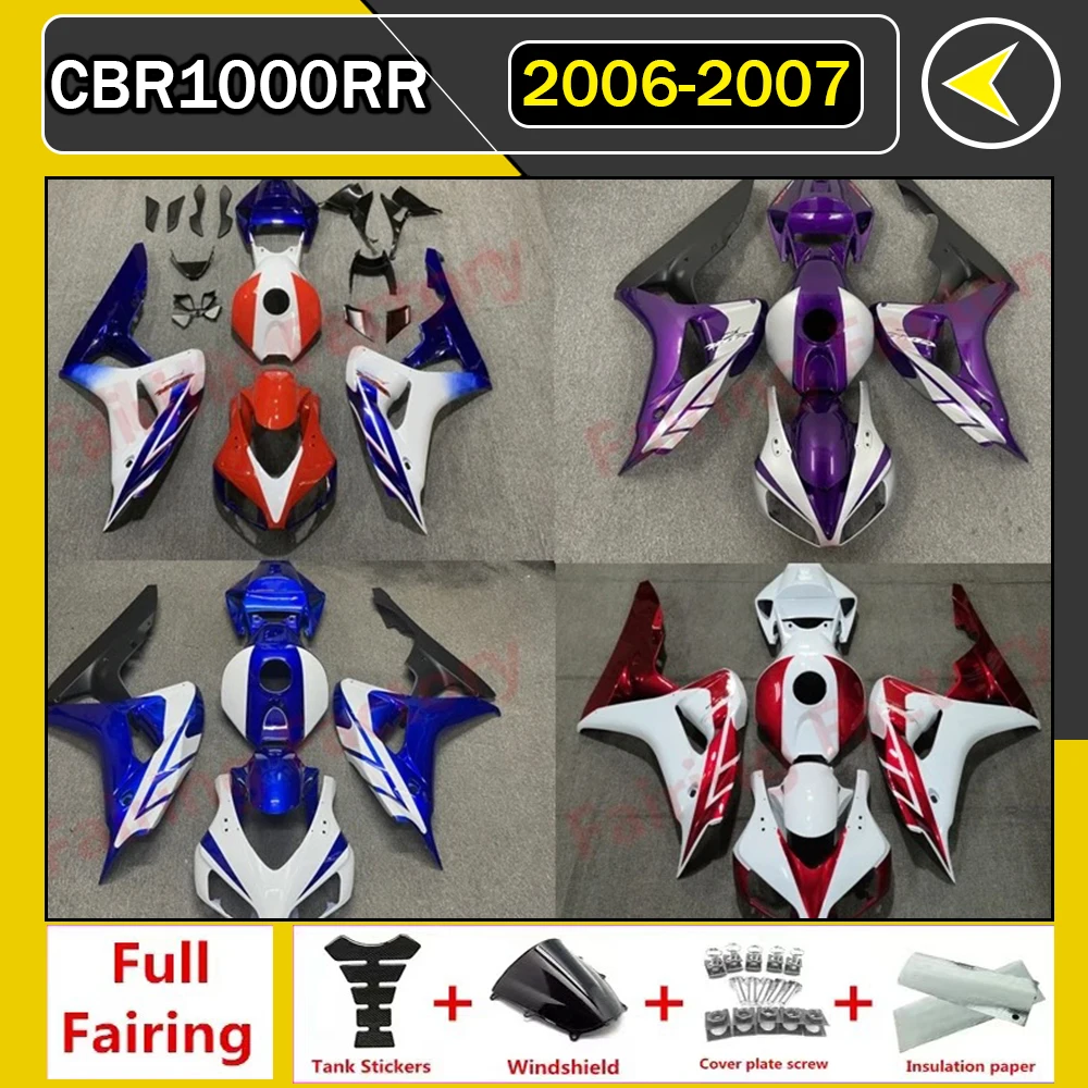 

Motorcycle Fairing Set Body Kit Plastic For HONDA CBR1000RR CBR 1000 RR Repsol 2006 2007 Accessories Full Bodywork Cowl Cover