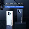 100000mAh Fast Charge Power Bank 120W Large Capacity Portable Battery Charger Quality Product For All Phone Random delivery 5