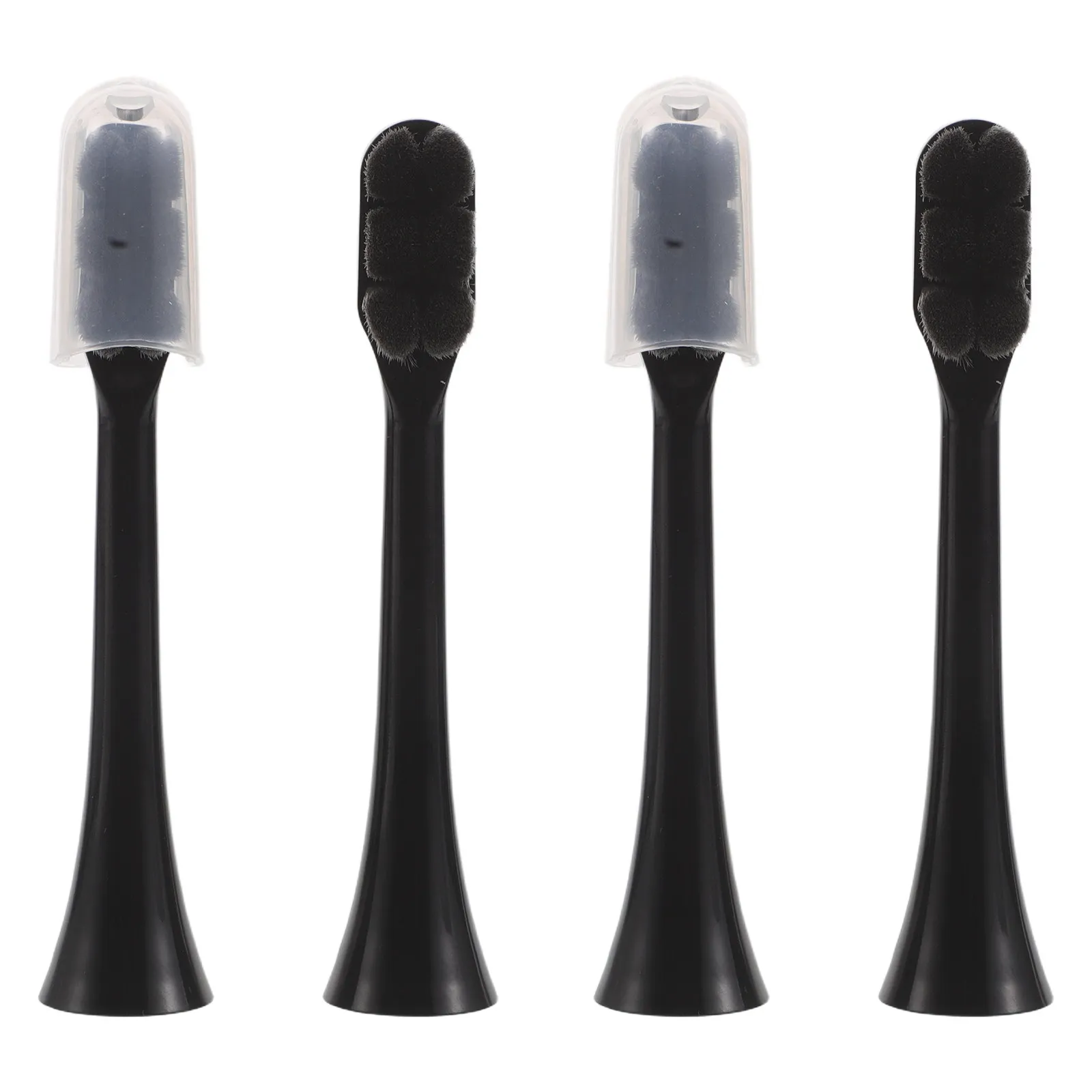 4Pcs 교체용 전동 칫솔 헤드 초극세 부드러운 강모 민감한 치아와 잇몸을 위한 부드러운 청소 가족용 재사용 가능
