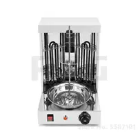 Commercial Professional Electric Gas Shawarma Grill Machine Doner Kebab Making Machine LPG Natural Gas Shawarma Kebab Machine 2