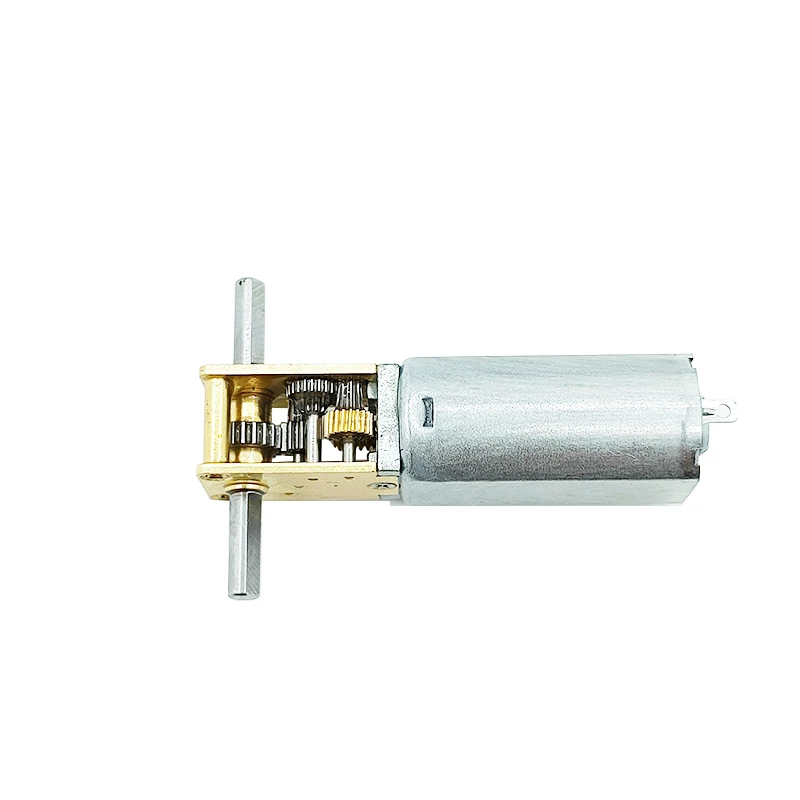 DC3V 6V 12V 1218-050 Mini 050 Gear Motor Single/ Dual/ Long Shaft 4RPM-381RPM Slow Speed High Torque Worm All Metal gearbox Motor