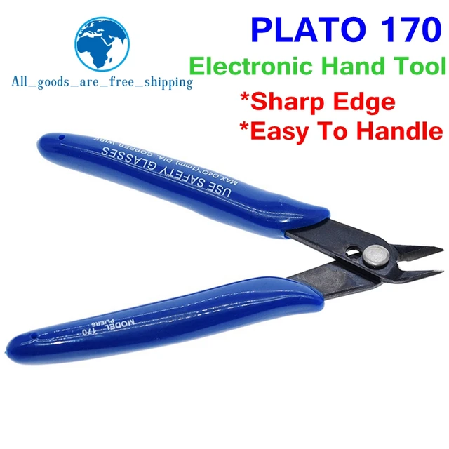 US PLATO 170 Wire Cutters Small Wire Nipper Flush Diagonal Side Cutter  Pliers