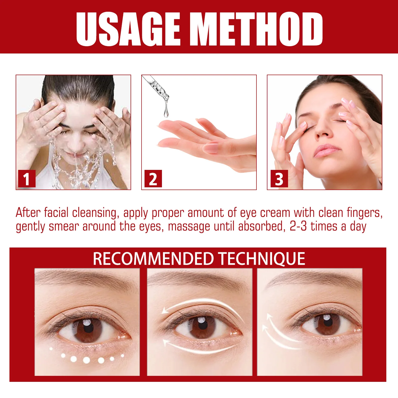 Fat Granules Removal Eye Serum Eye Milia Repair Treatment Products Wrinkle Lifting Moisturizing Anti-Puffiness Korean Skin Care facial serum facial essence retinol face serum salicylic acid facial serum