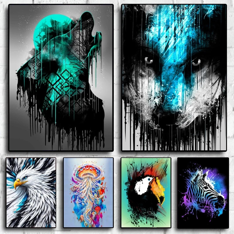 

Poster And Painting Wild Rain Gifts Classic Modern Living Room Comics Pictures Wall Decoration Kid Action Figures