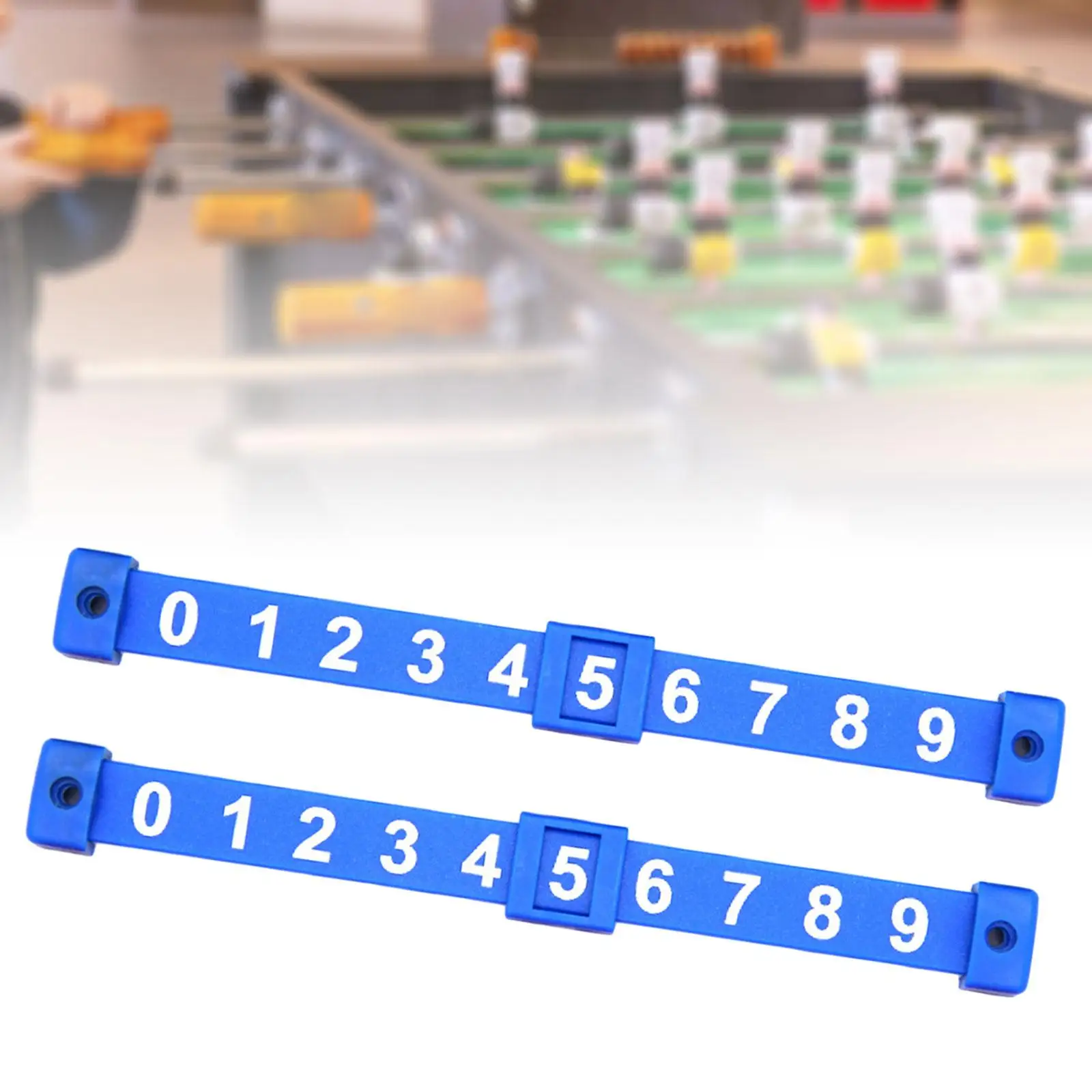 2x Foosball Table Scoreboard Foosball Score Counter Kids Portable Table Football Score Keeper for Standard Tables