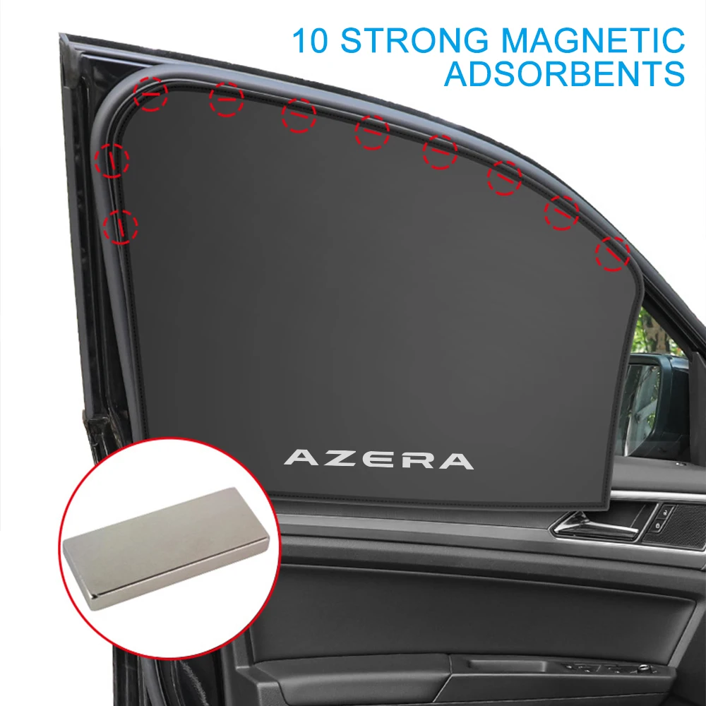For Hyundai I40 I20 Santafe Sonata Ix35 I30 I10 Ix20 Solaris GDI Azera  Magnetic Sun Side Window Shade Curtain Protector Cover