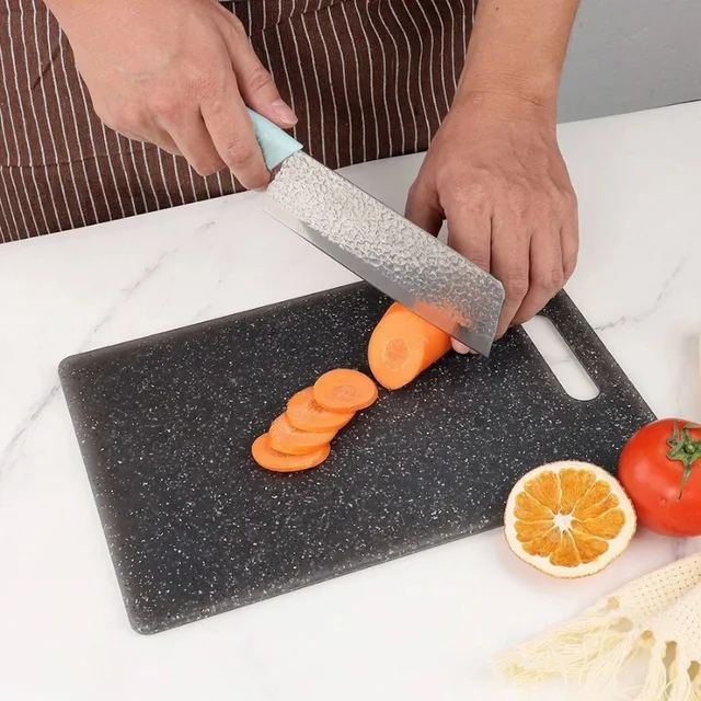Marble Texture Antibacterial PP Cutting Board – Dishwasher Safe 3
