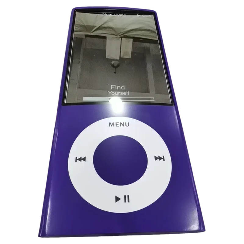 مرآة زجاجية من الخشب الصلب iPod mp3، مرآة كاملة ال...
