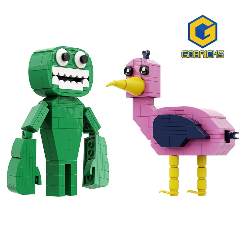 Cartoon Game Garten Banban Jumbo Josh Opila Bird Figure Building