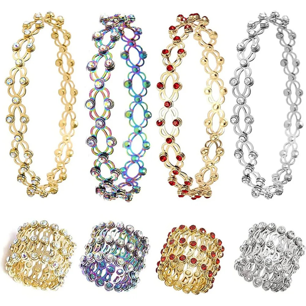 2-in-1 Magic Expandable Ring Expanding To Bangle Swirl Bracelet Creativity