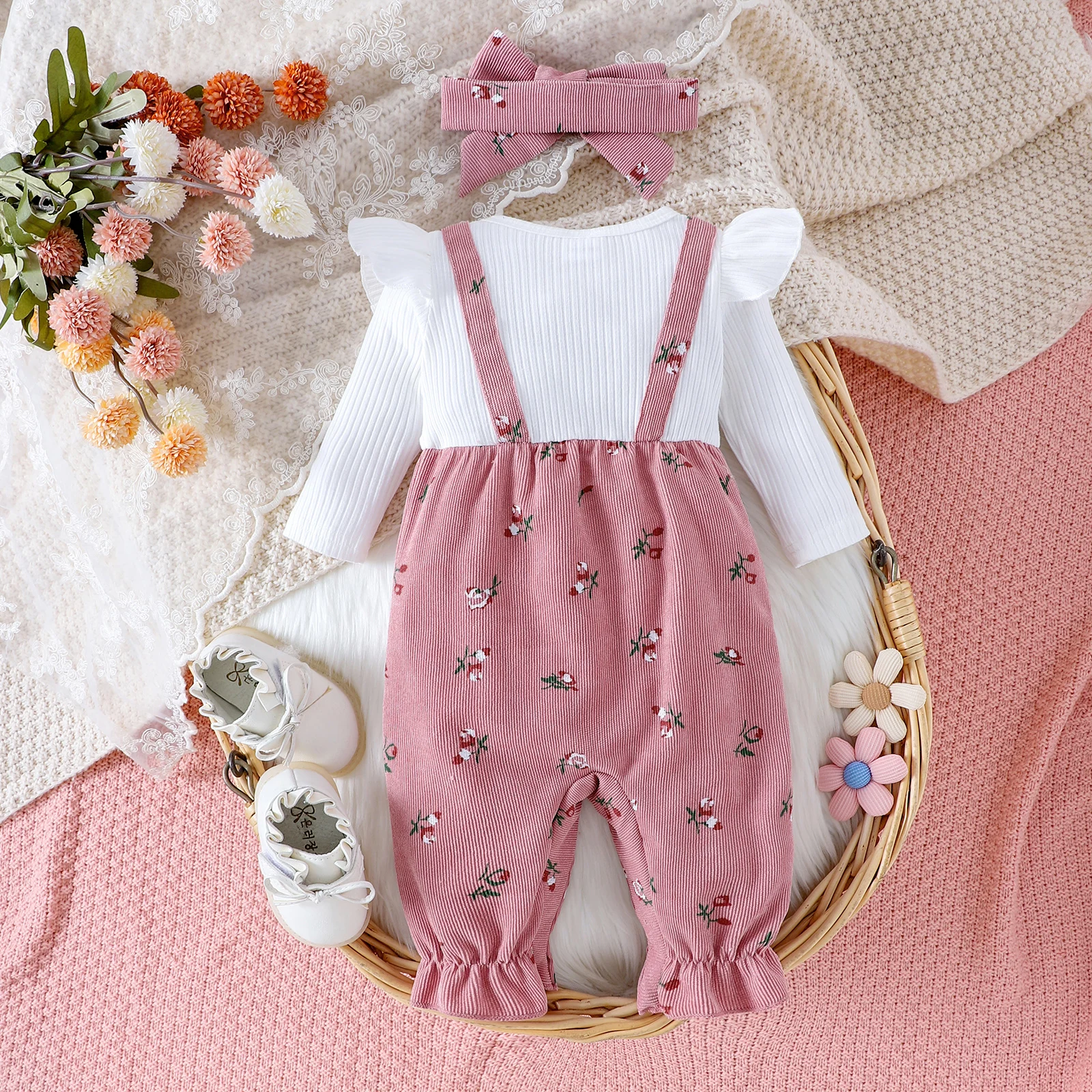 Baby Girls Romper Set 3