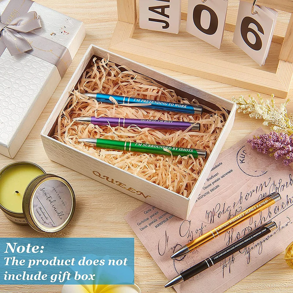 5PCS Funny Pen Set with Funny Sarcastic Text Learning Gifts for Friends Dropshipping