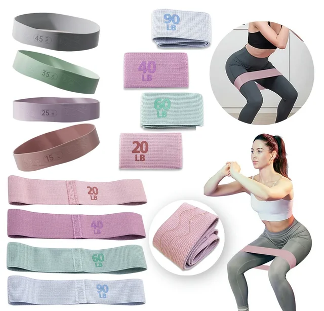 Anti-Slip Booty Resistance Bands 1