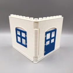 Building Blocks Set with Houses, Walls, Windows, and Doors - Creative Construction Toys (Wall 11)