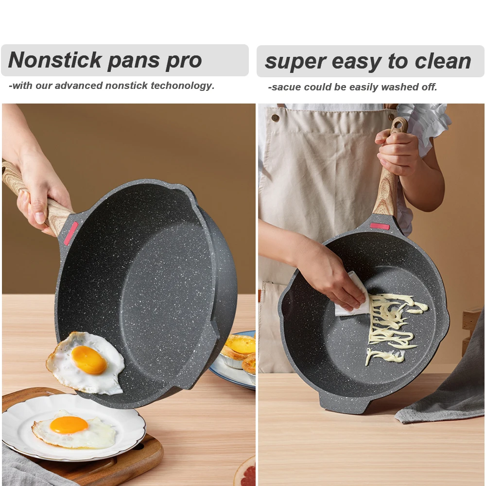  Bobikuke Nonstick Egg Pan,Egg Frying Pan,Fried Egg Pan