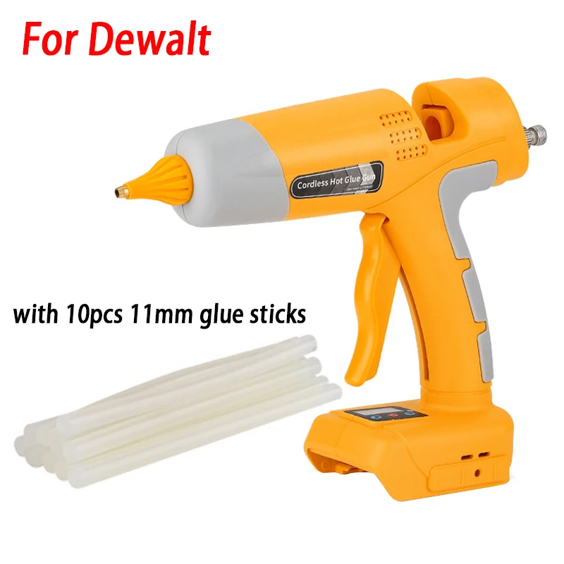 60W 11mm Electric Cordless Hot Melt Glue Gun for Makita/For Bosch