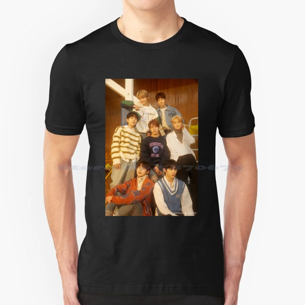 Maglietta 100% Cotone Tee Hybe Belift Border Carnival Engene Heeseung Jay Jack Sunghoon Sunoo Jungwon Rimontare Up Down Kodak Film