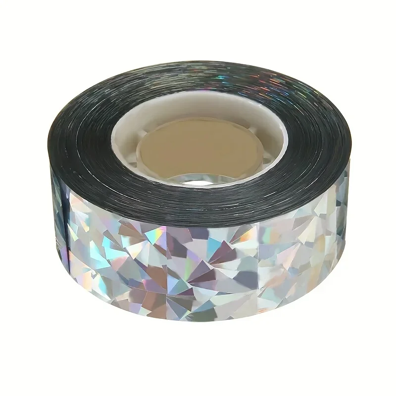Nastro Repellente Anti Uccelli Riflettente Olografico 50m - 2 Pezzi - Dissuasore Per Piccioni Ecologico - 5