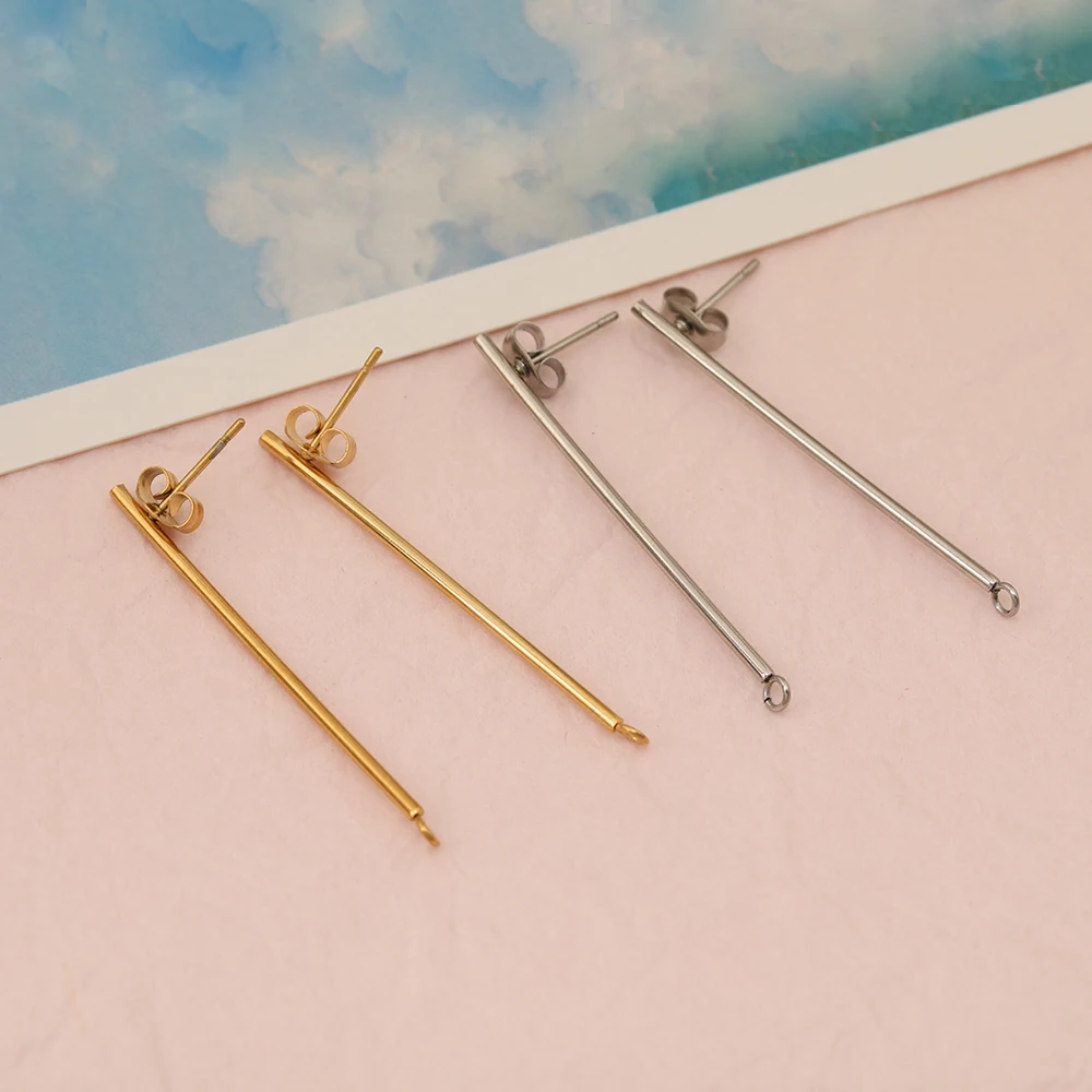 

WHSOK 50Pcs 2*43MM DIY Making/Jewelry Accessories/Geometry Shape/Rhinestone Pendant/Jewelry Findings & Components/Hand Made