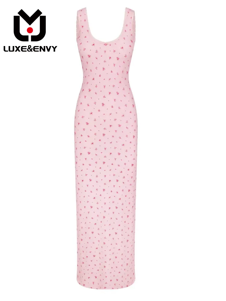 

KADAISHAN SOFT LOUNGE LACE FRAGMENTS ELASTIC THREADED OPEN BACK HANGER BELT LONG DRESS 2023 Autumn