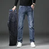 Men Jeans Retro Winter New Fleece Slim Stretch Jeans Fashion Warm Straight Casual Plush Thick Velvet Male Brand Denim Trousers 6