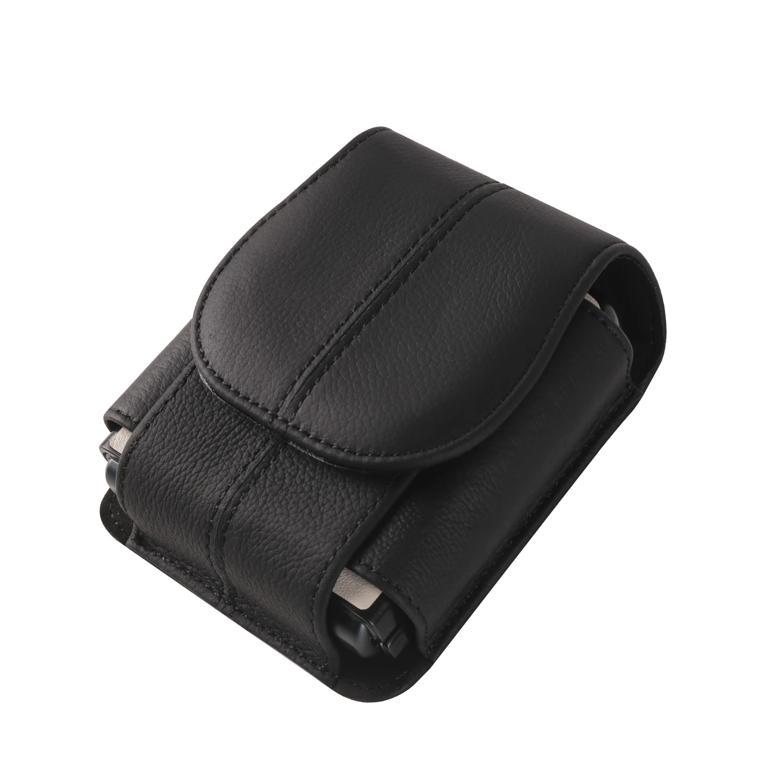 Premium Cowhide Leather Belt Case - Elegant Waist Bag Holster