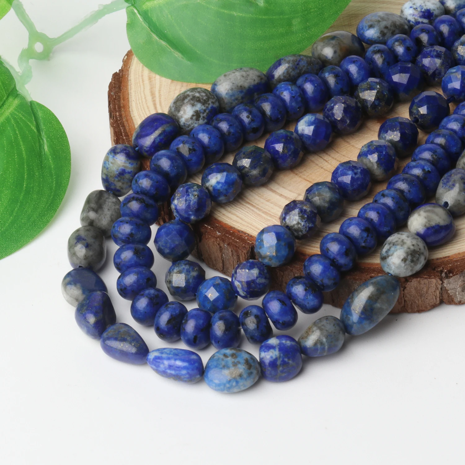 1 lapis-lazuli pierre précieuse naturelle 4/12mm N46 création