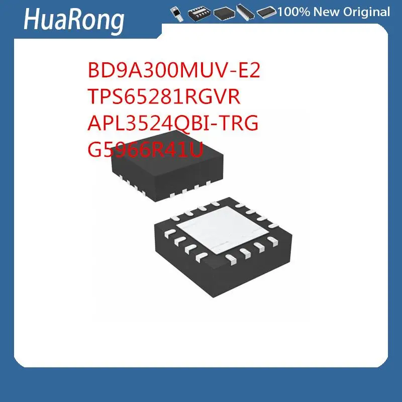 

5Pcs/Lot BD9A300MUV-E2 TPS65281RGVR APL3524QBI-TRG APL3524 G5966R41U G5966 5966 QFN16