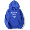 Men and Women DIY Printed Hooded Sweatshirt Loose Pullover  Spring Autumn Winter Cotton Customize your logo Hoodie (S-4XL) 3