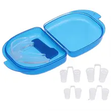 

Anti Snoring Devices 4 Sizes Hollow Nasal Plug Non-toxic and Harmless Medical-grade Silica Gel Support Cyclic Use
