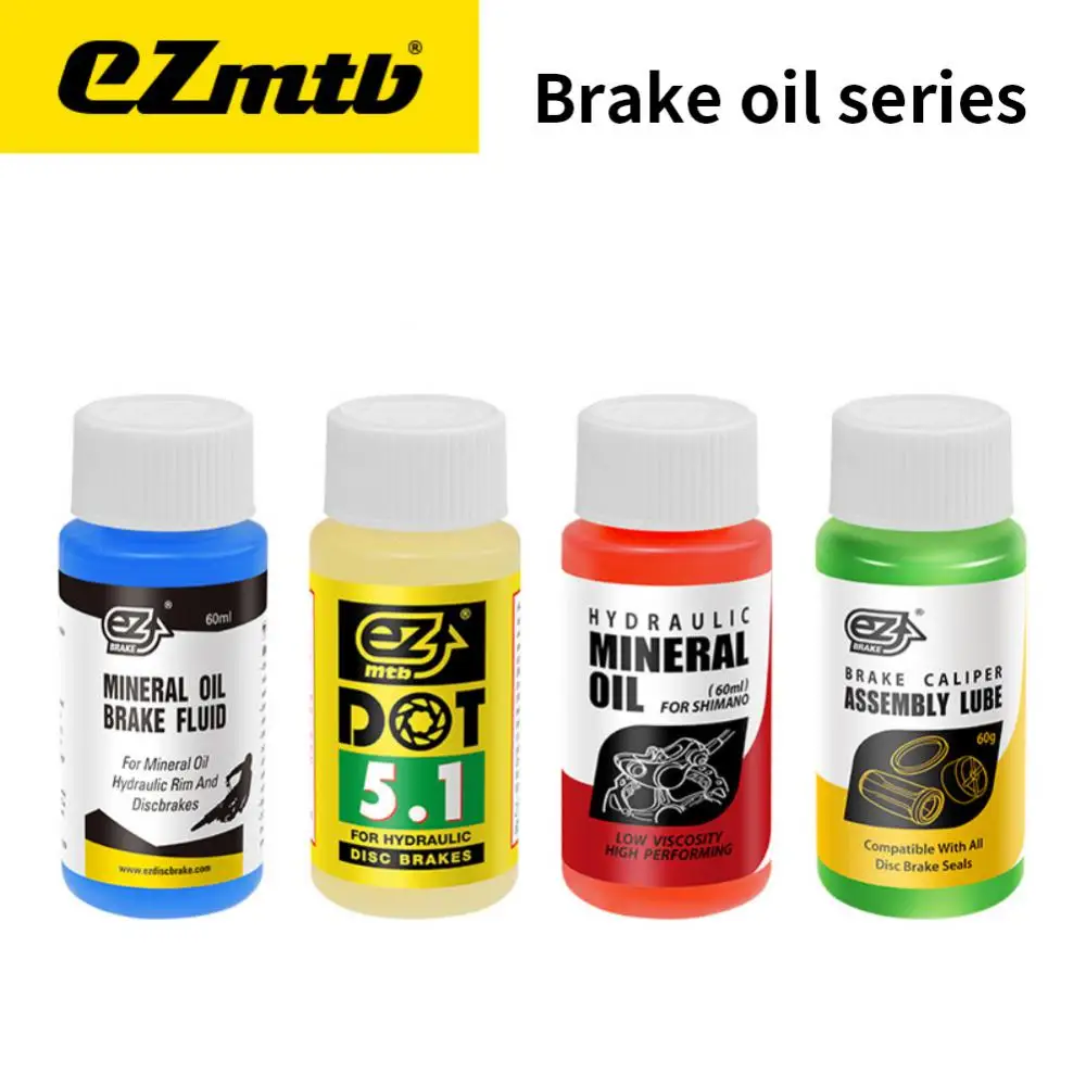 Brake Mineral Oil 60ml Fluid Mountain Bike Hydraulic Mineral Oil Disc Brake Fluid DOT 5.1 Oil