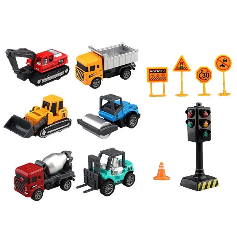 

Строительные грузовики, игрушечный набор с электроприводом, развивающая Строительная игрушка для детей, родители, идеально подходит для домашнего раннего образования