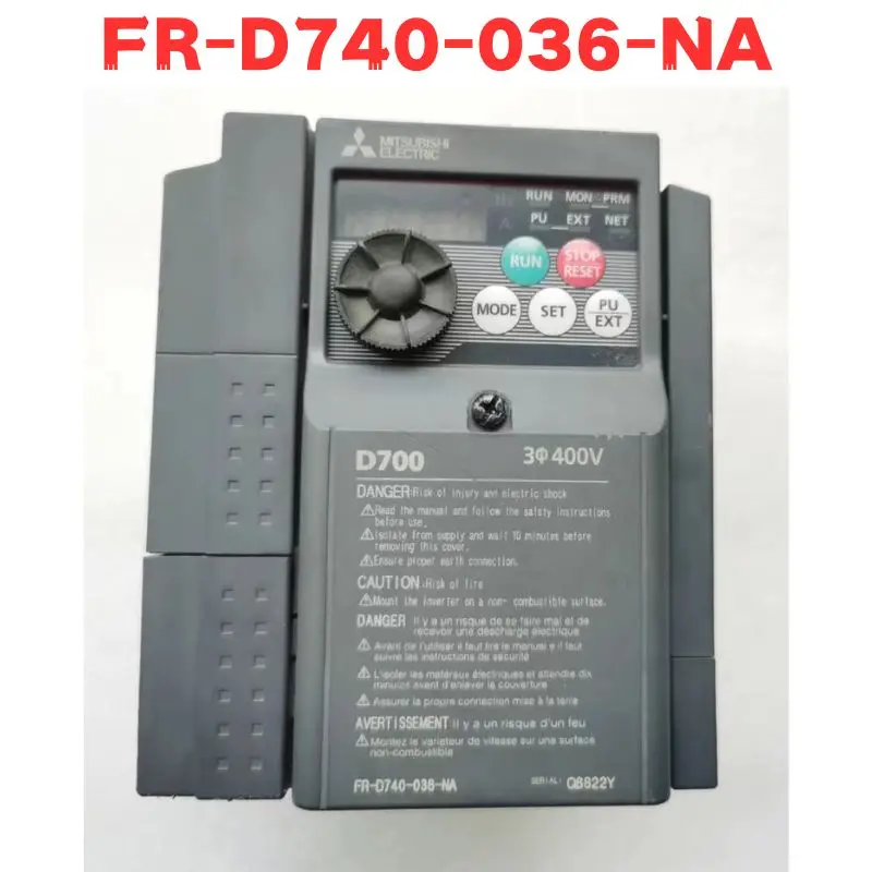 

Second-hand FR-D740-036-NA FR D740 036 NA Inverter Tested OK