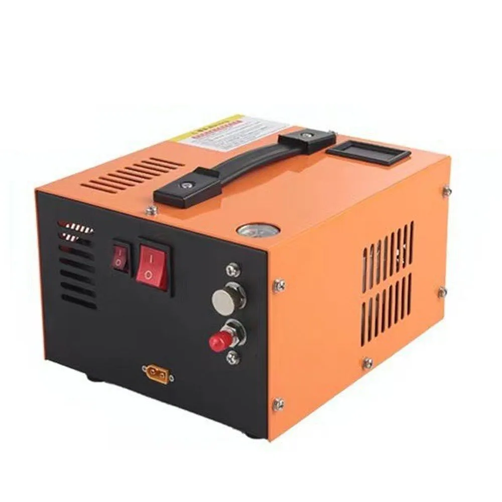 

New 300W Air Compressor 4500PSI Portable PCP Airgun Compressor Auto-Stop Oil Free Tank Pump for Air Rifle Scuba Diving Bottle
