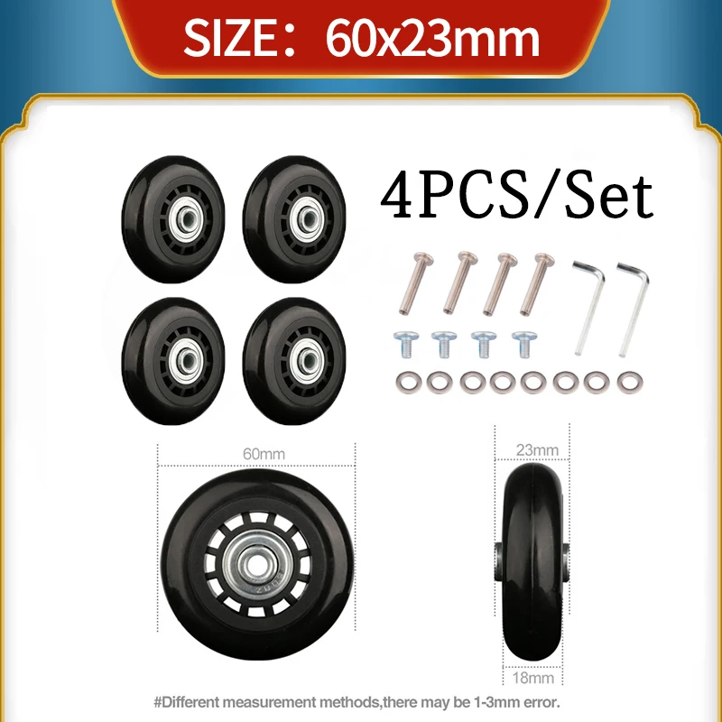 

Сменный Универсальный чемодан, Черное колесо для чемоданов, аксессуары для колес, чемодан на колесиках, кодовая коробка, бесшумное колесо