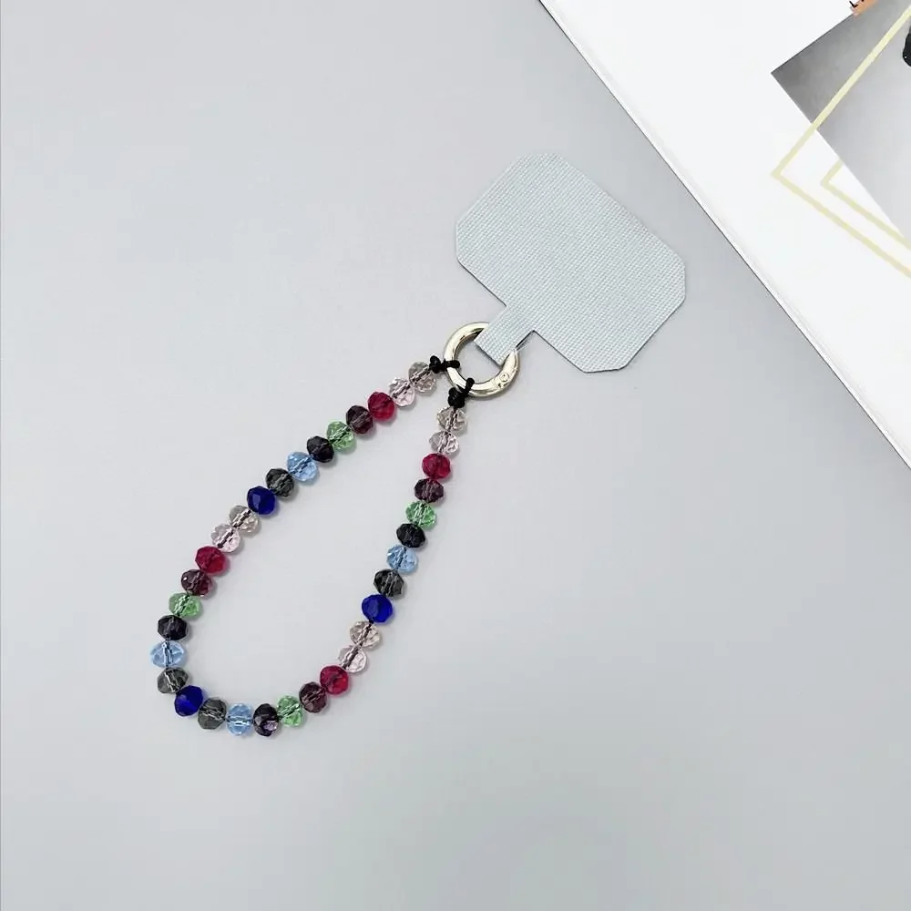 Crystal Beaded Phone Charm Wrist Lanyard Strap