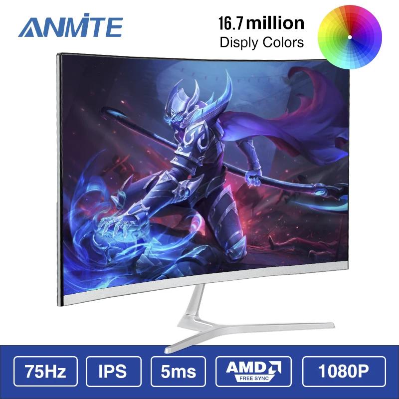 Anmite TFT LCD FHD HDMI Ŀ , ʹ LED ǻ ÷ ȭ, 21.5 ġ (22)