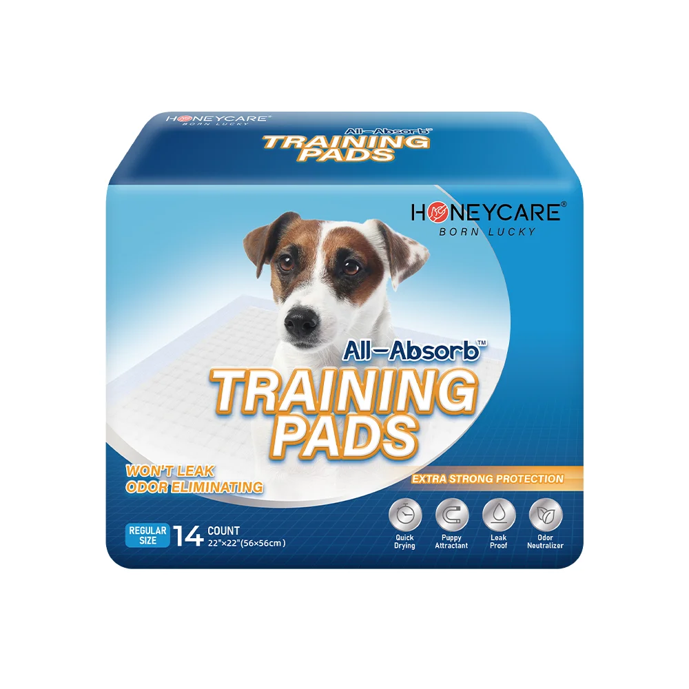 HONEYCARE 14Pcs/lot Dog Soakers Dog Training Pee Pads Super Absorbent