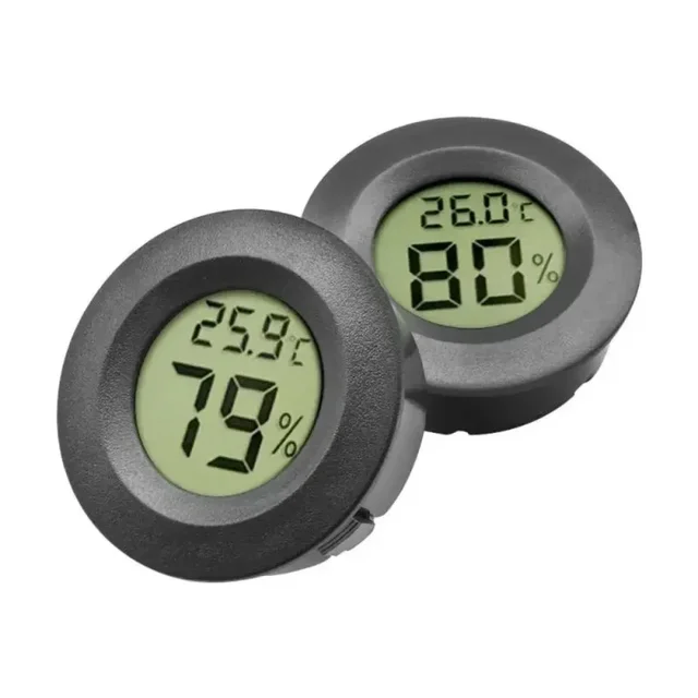 Therye.com-Humidificateur numérique pour reptiles, accessoires d'aquarium, capteur de température, haute précision, produits pour animaux de compagnie, climatisation 1