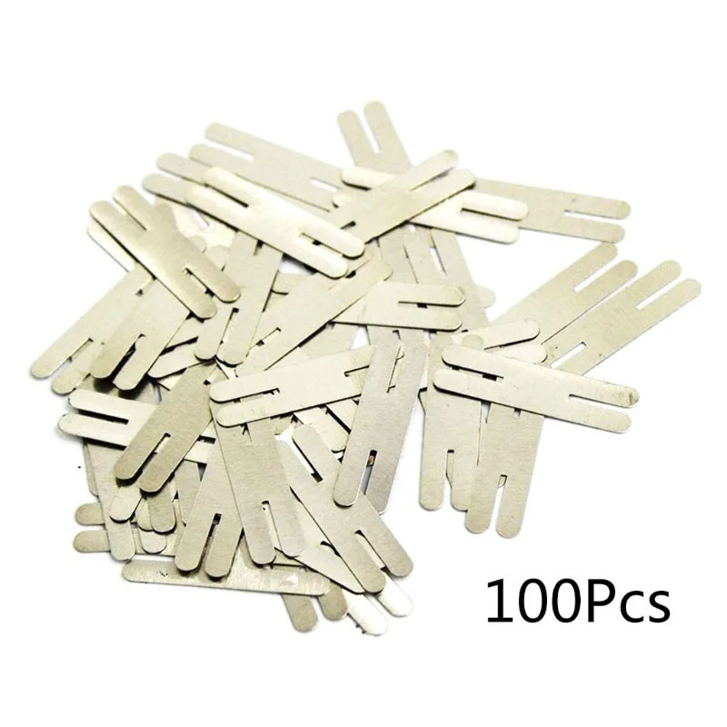 0.2x30x8mm H type Nickel Plated Steel Strap Strip Sheets Battery Pack Spot Welding Spot Welder Equipment M15 21 100pcs/lot nickel strip