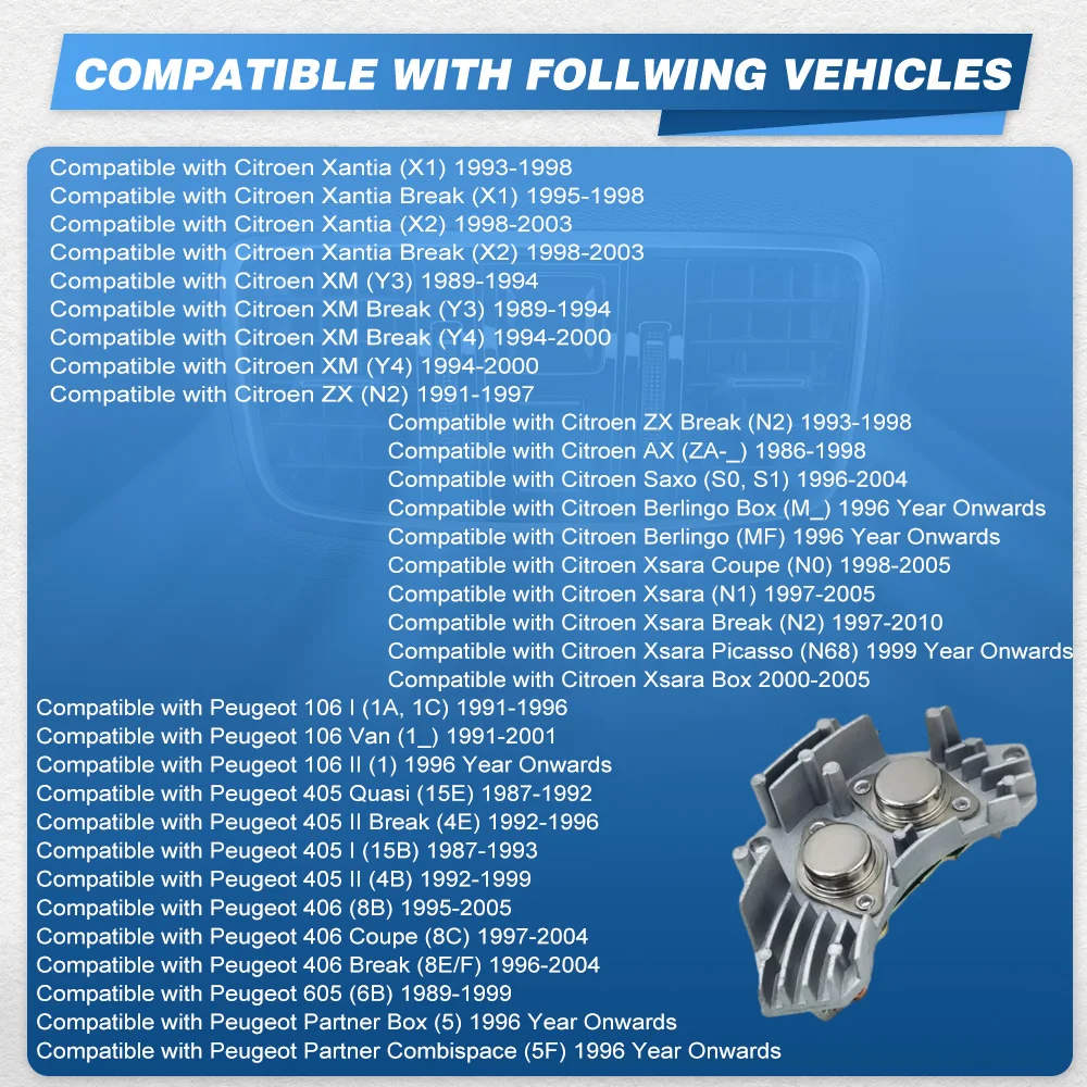 Compatible With Citroen For Xantia Break 1998-2003 For Xsara Coupe