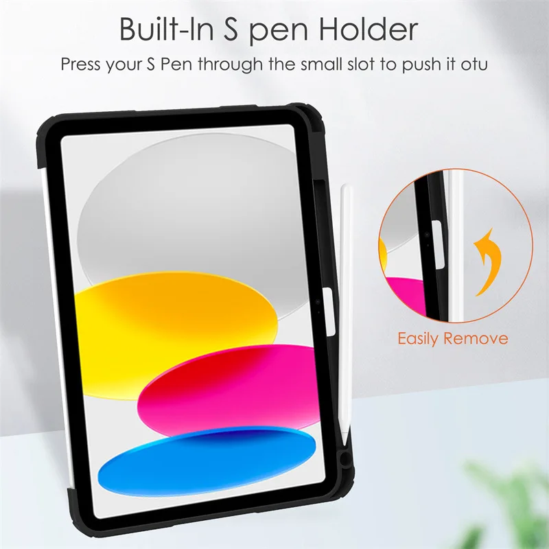 Sleek Acrylic Tablet Case with Pencil Holder