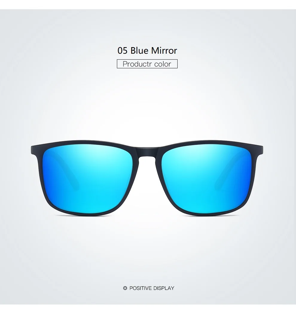 Vintage Square TR90 Frame Polarized Sunglasses Men Women Luxury Brand Designer Sun Glasses Driving Travel Retro Eyewear UV400
