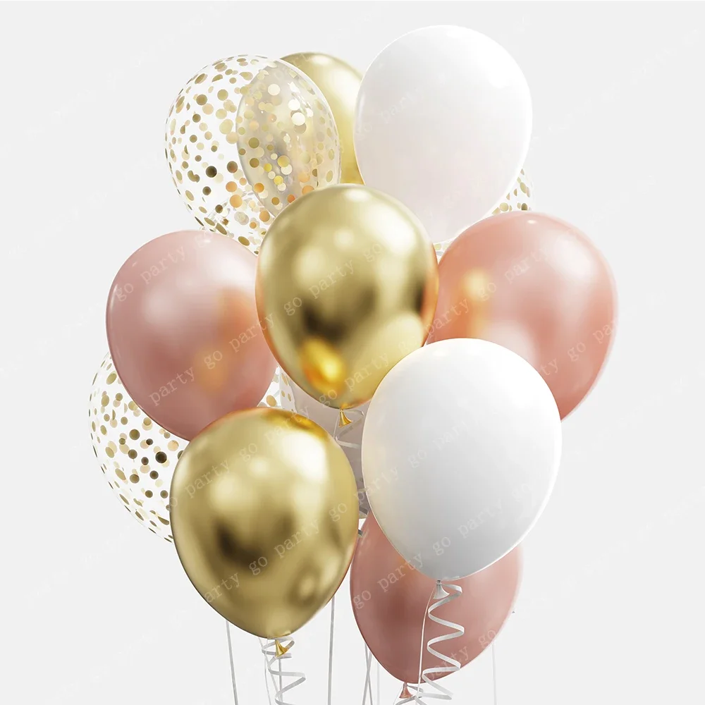 12pcs 12inch Black Gold Latex Balloons Graduation Helium Globos Adult Kids Birthday Party Decorations Baby Shower Home Supplies latex balloon metallic gold balloons birthday balloon set birthday balloons party balloon set birthday party decoration set