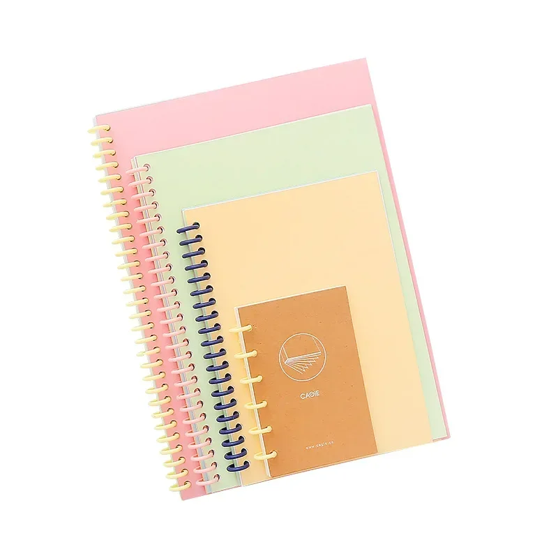 10pcs A4 30-hole Large Capacity Buckle Ring Loose-leaf Notebook Binding Rings Coil Ring Binder Rings Notebook Office Supplies