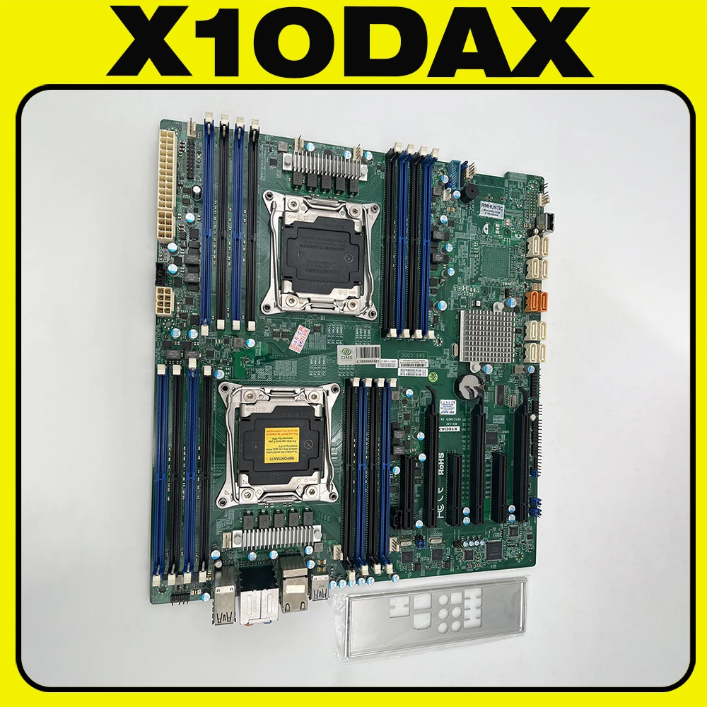 

Материнская плата X10DAX для рабочей станции с двойным разъемом R3 (LGA 2011) поддерживает процессор Xeon семейство E5-2600 v4/v3 для Supermicro