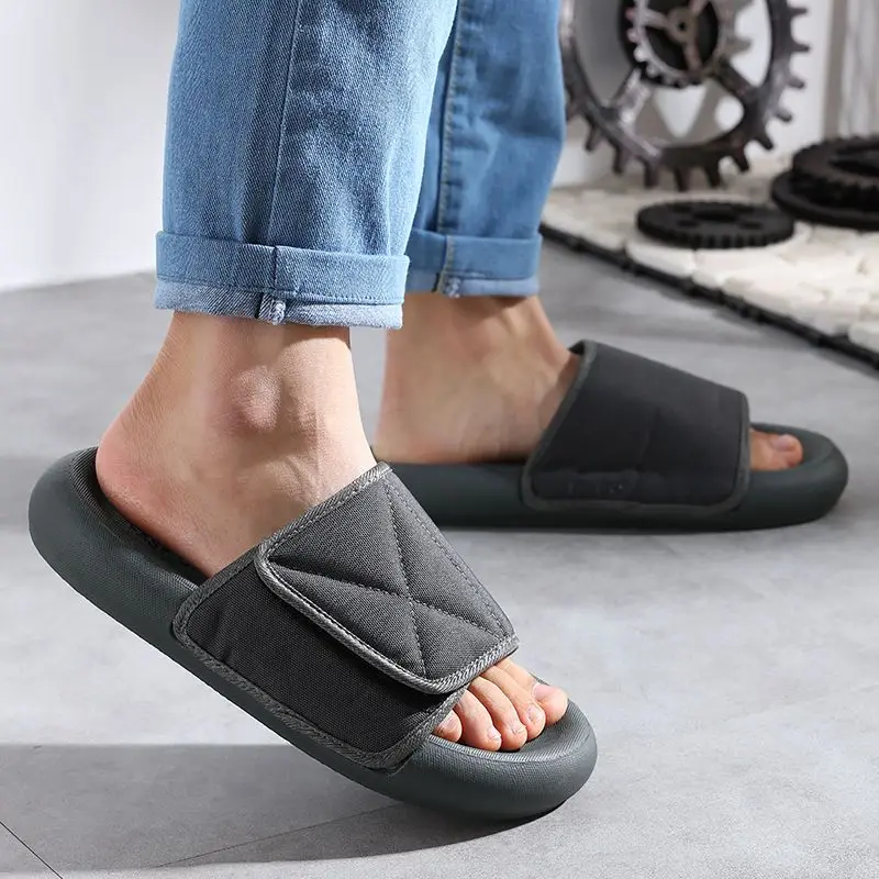Slippers Men Comfortable Soft Bottom Indoor Quiet Outdoor Personality Versatile Leisure Shopping Beach Sandals