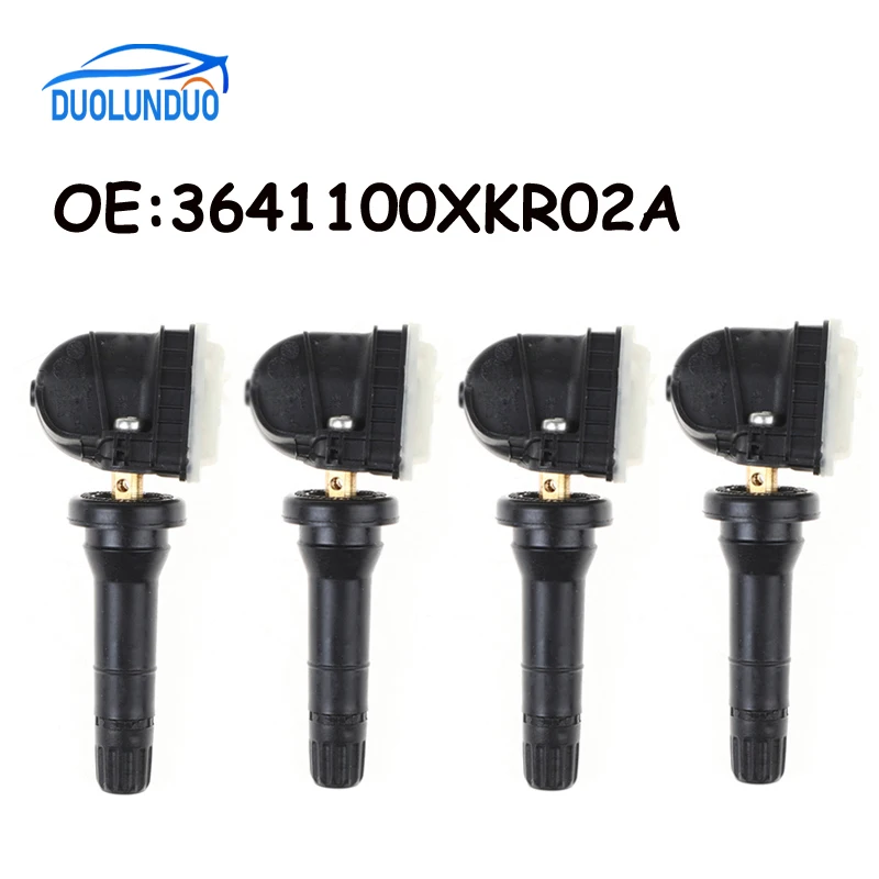 

New 4 Piece 3641100XKR02A Tire Pressure Sensor TPMS For 2017-2019 GREAT WALL WEY VV5 VV6 VV7 P8 Haval F5 F7 F7X H7L H2s H4 H6